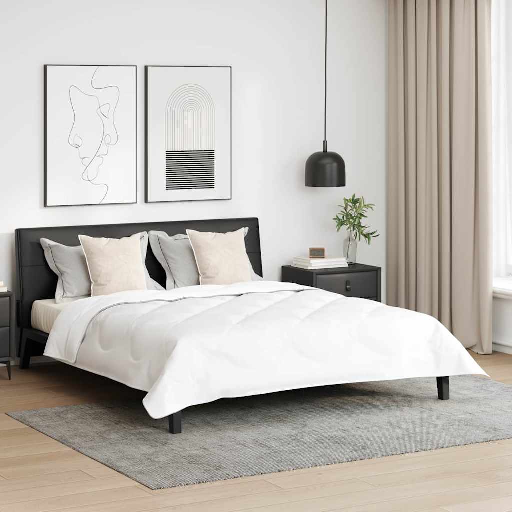 Dynebetræk sæt med pude 3 pcs Hvid 240 x 200 cm Microfiber