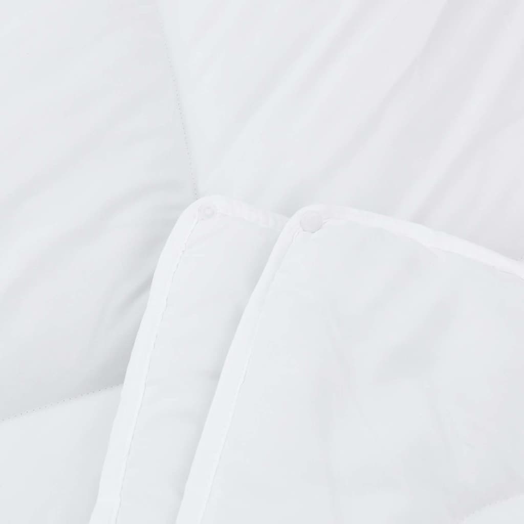 Dynebetræk sæt med pude 3 pcs Hvid 240 x 200 cm Microfiber