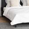 Dynebetræk sæt med pude 3 pcs Hvid 240 x 200 cm Microfiber