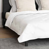 Dynebetræk sæt med pude 3 pcs Hvid 240 x 200 cm Microfiber