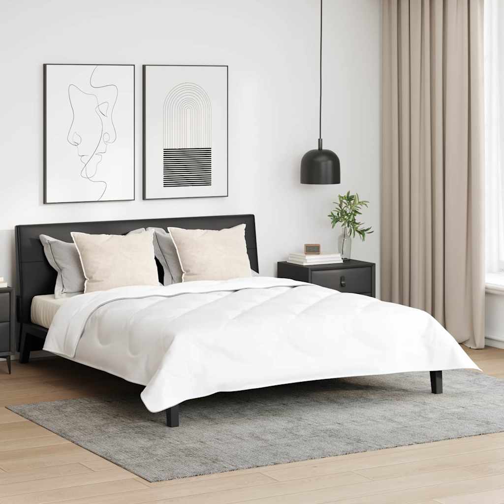 Dynebetræk sæt med pude 3 pcs Hvid 240 x 200 cm Microfiber
