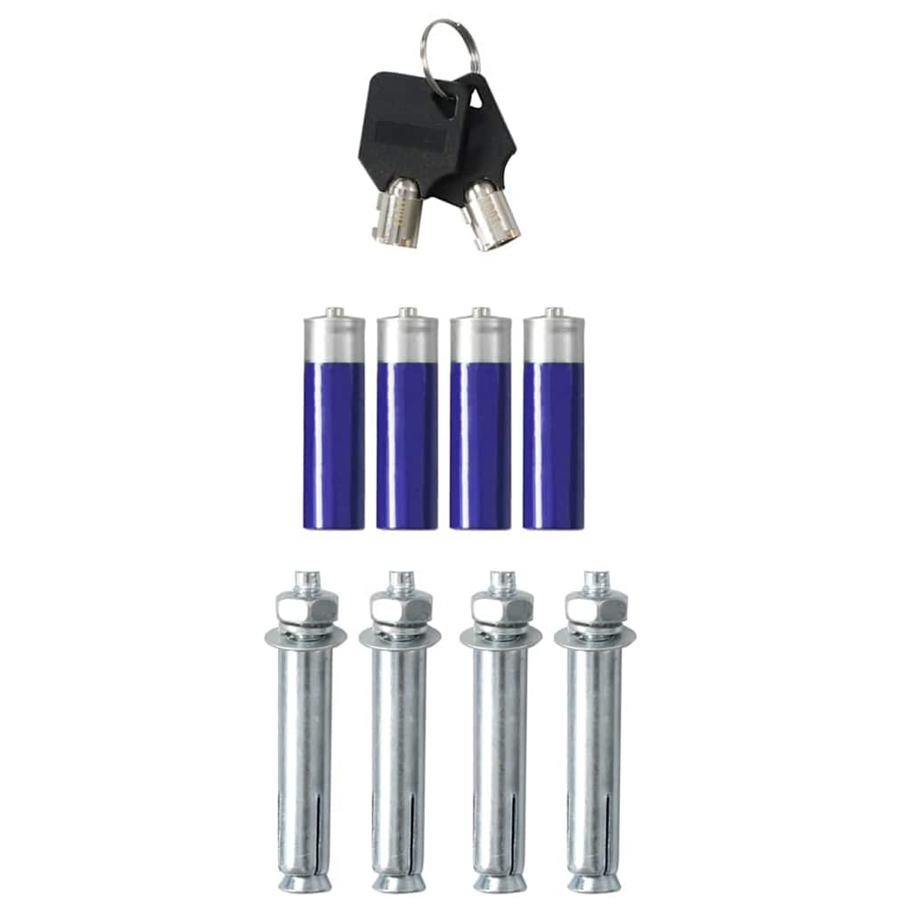 Digital sikker med lås Mørkegrå 31 x 20 x 20 cm Stål