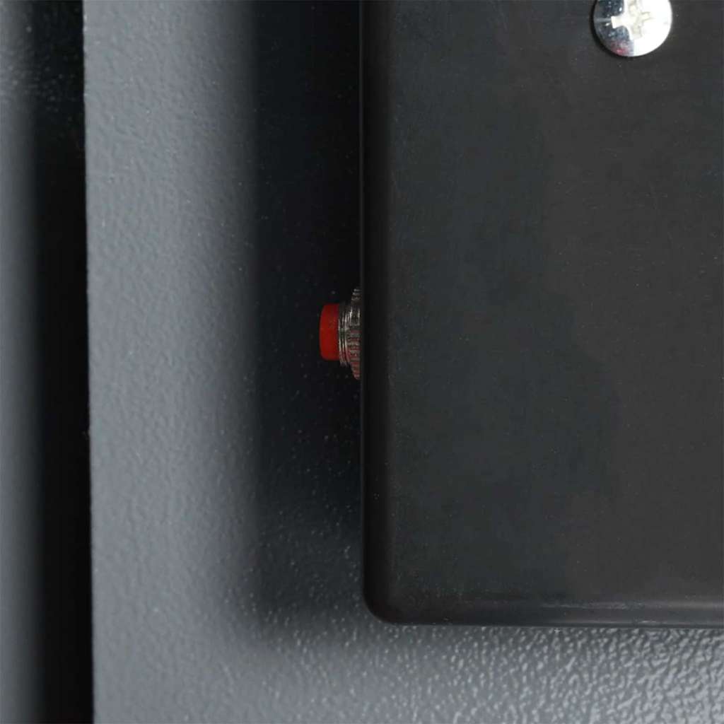 Digital sikker med lås Mørkegrå 35 x 31 x 50 cm Stål