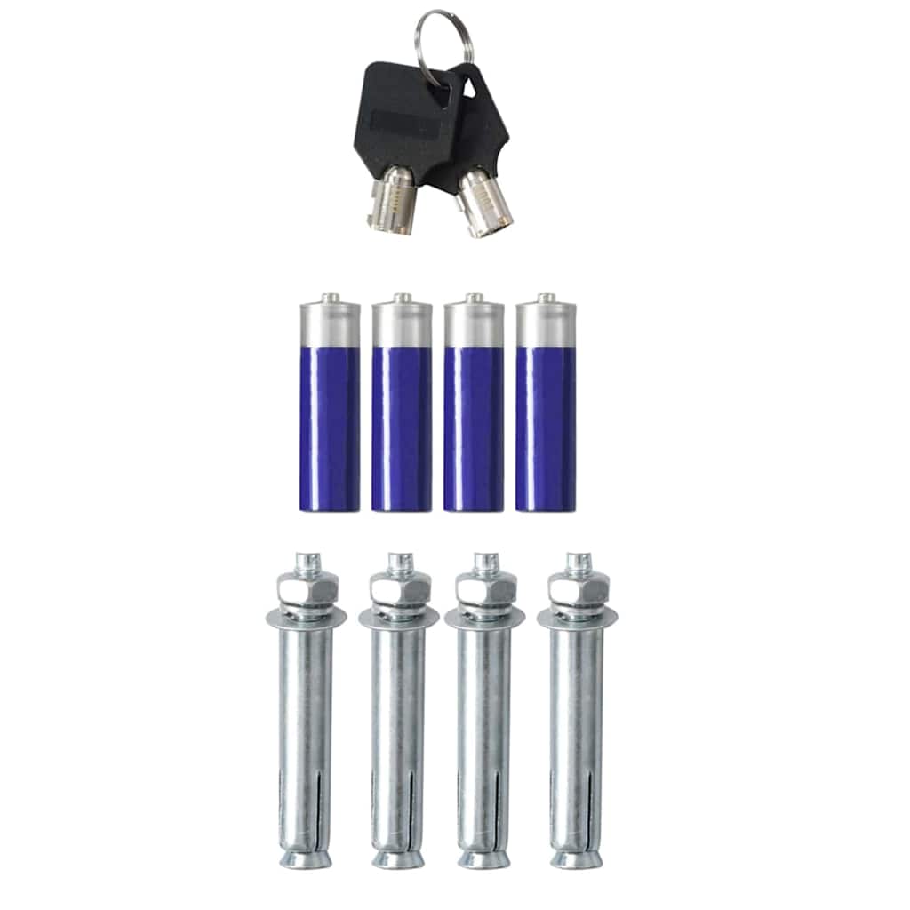 Digital sikker med lås Mørkegrå 42 x 37 x 20 cm Stål