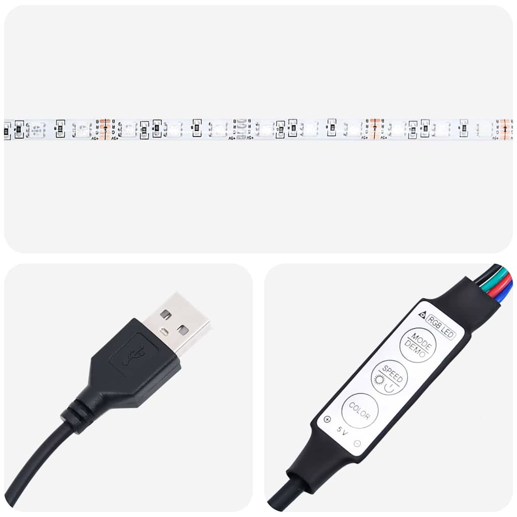 LED Sengeskab 2 pcs artisan eg 38 x 34 x 61 cm Konstrueret træ