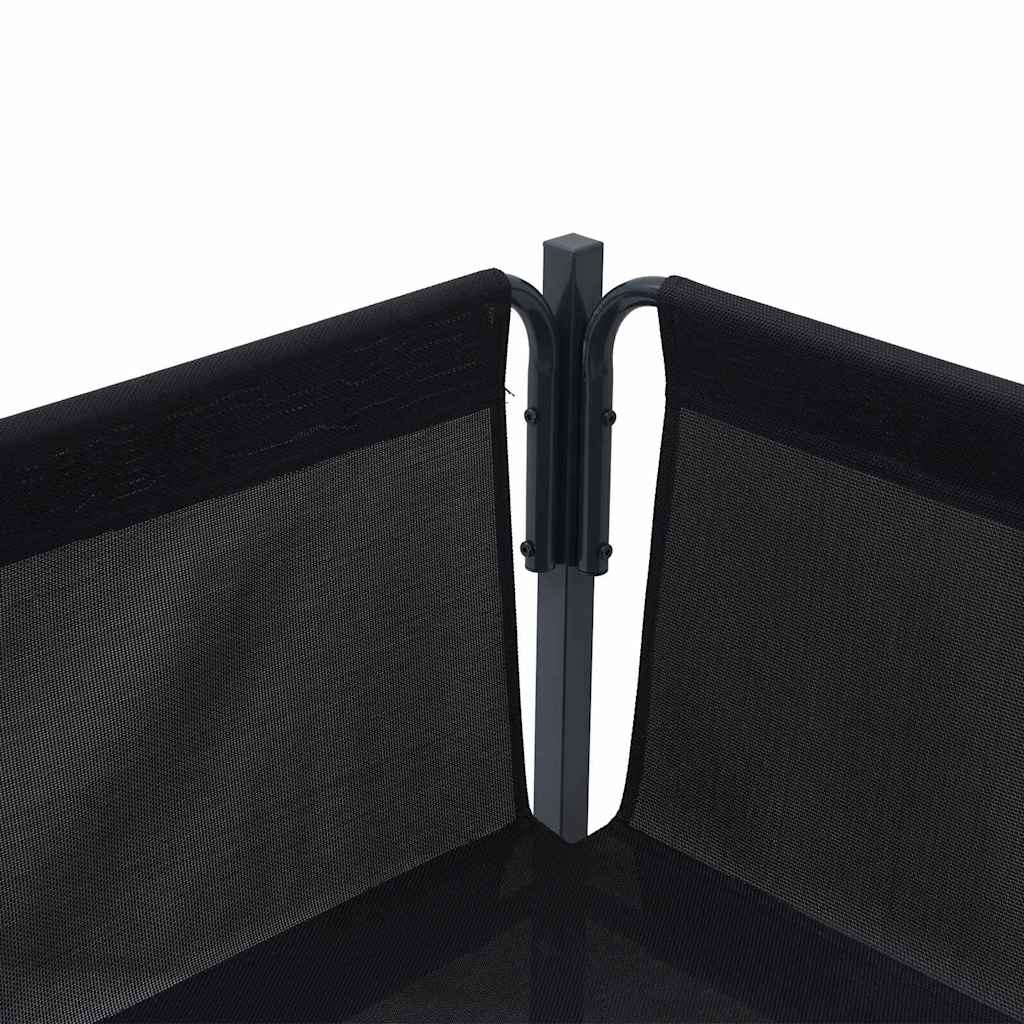 Havesofa Sæt Antracitgrå Stål