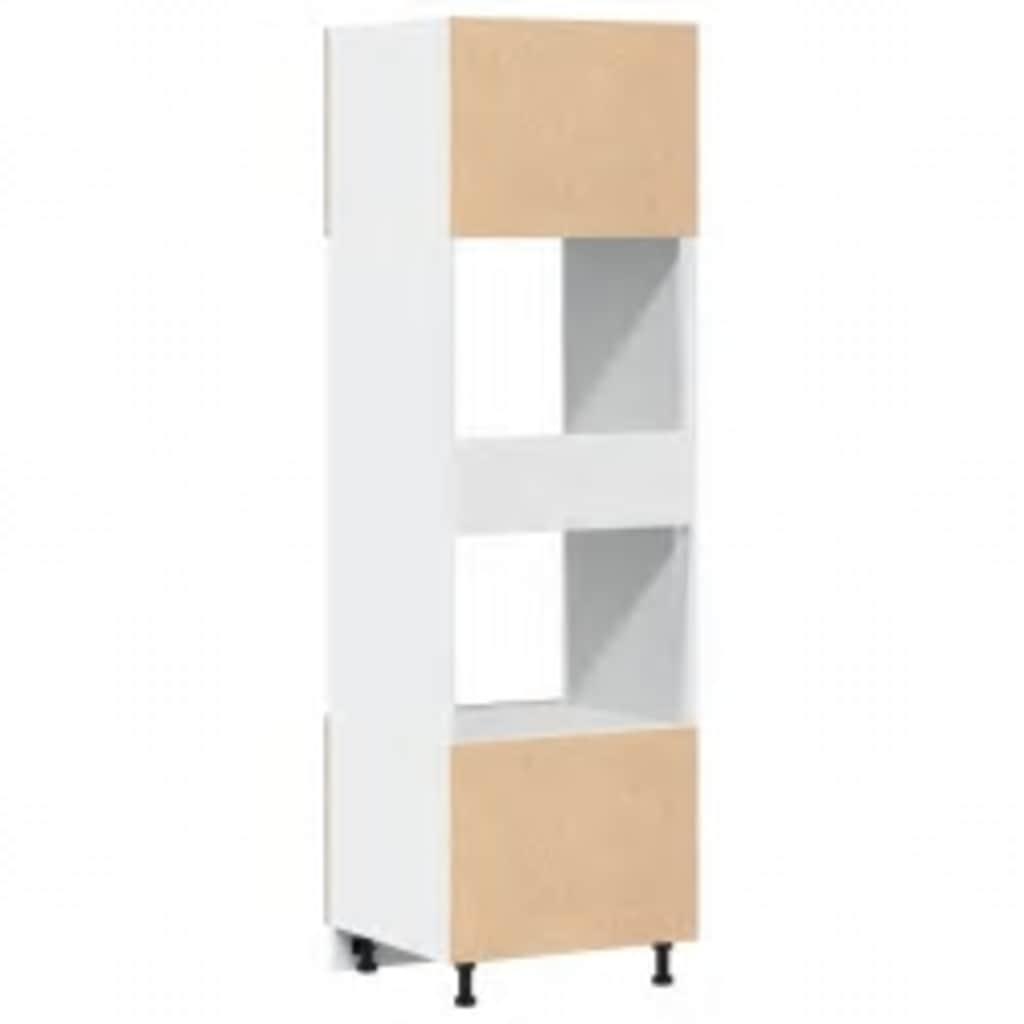 mikrobølgeovnsskab "Lyon" gammelt træ 60x57x207 cm konstrueret træ