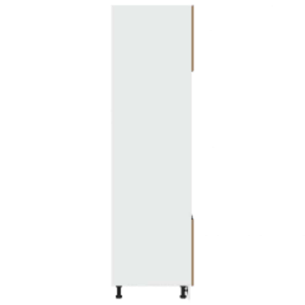 mikrobølgeovnsskab "Lyon" håndlavet eg 60x57x207 cm konstrueret træ