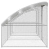 Hønsebur Sølv 600 x 200 x 198.5 cm Galvaniseret stål