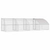 Hønsebur Sølv 800 x 200 x 198.5 cm Galvaniseret stål