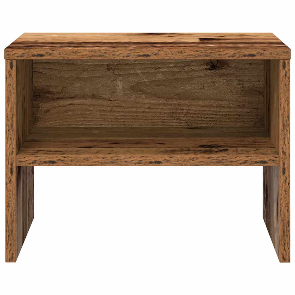 Natskab 2 pcs Gammelt træ 40 x 40 x 30 cm Konstrueret træ