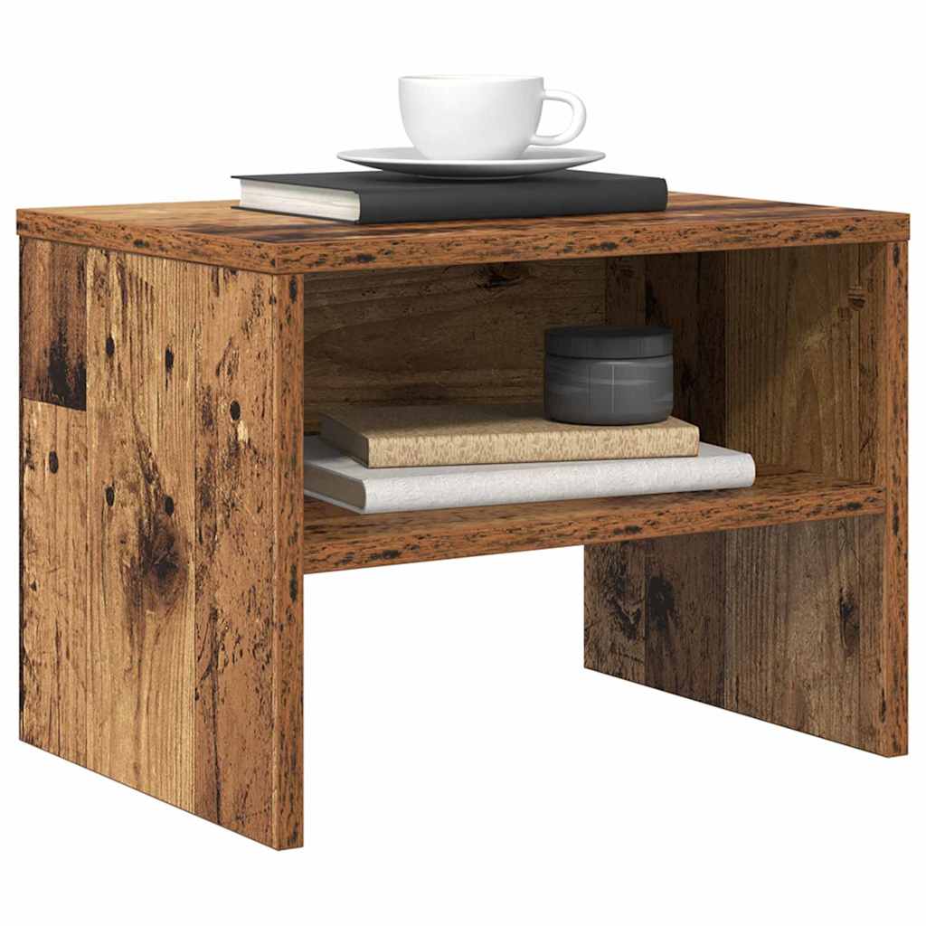 Natskab 2 pcs Gammelt træ 40 x 40 x 30 cm Konstrueret træ