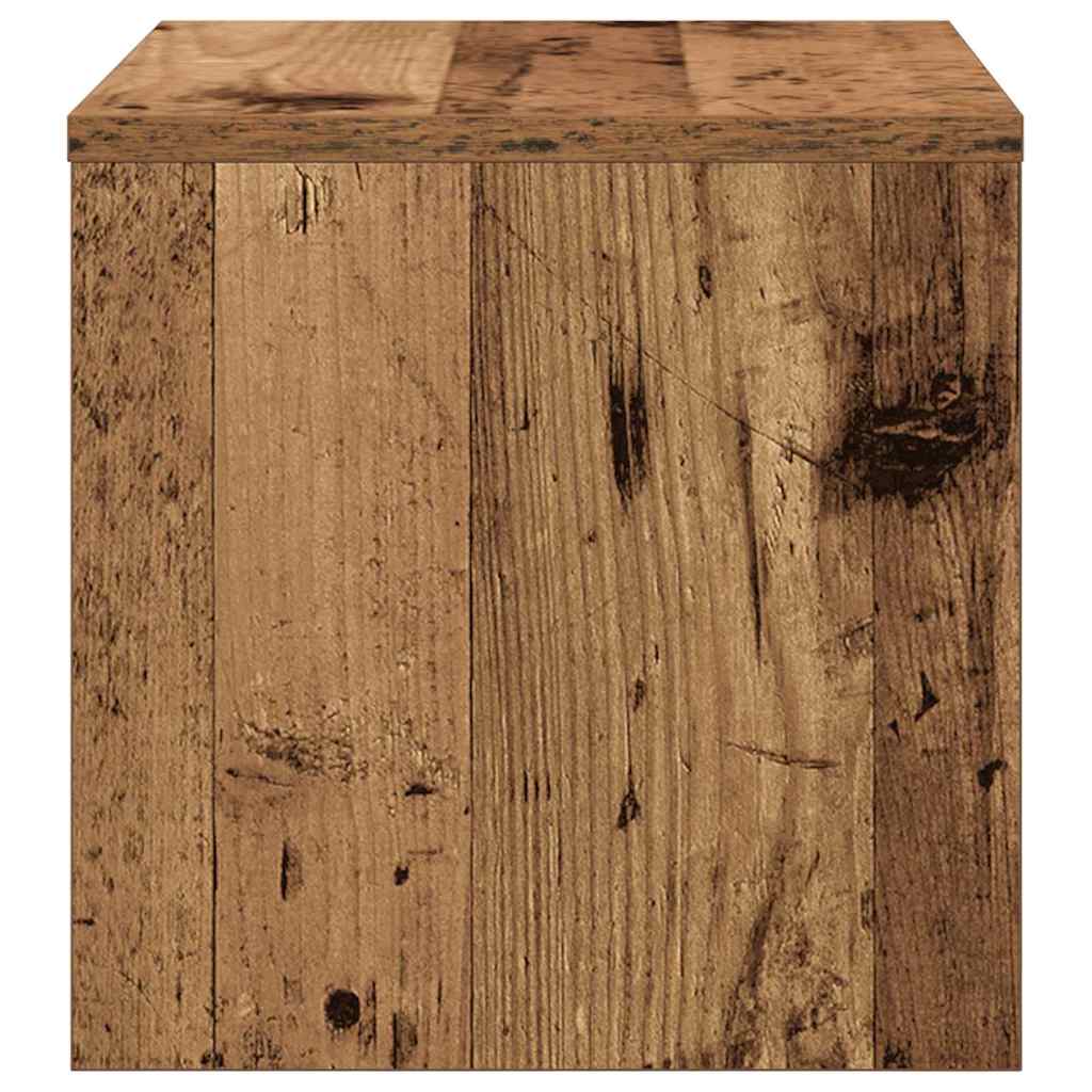 Natskab 2 pcs Gammelt træ 40 x 40 x 30 cm Konstrueret træ