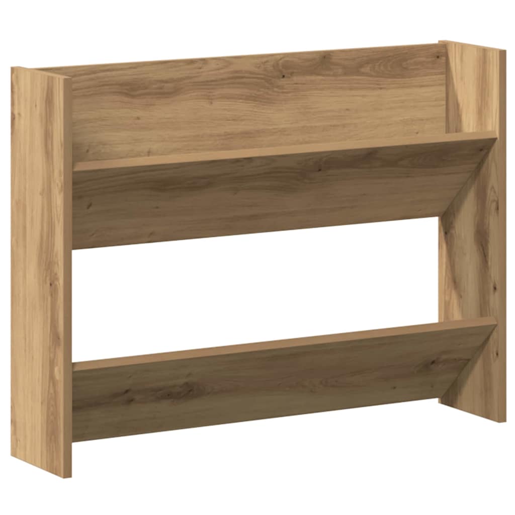 Vægsko skabe med hylde 2 pcs artisan eg Konstrueret træ