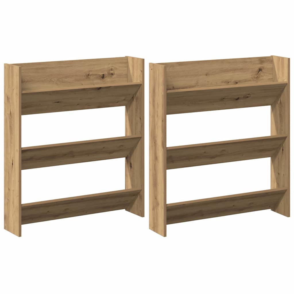 Vægsko skabe med hylde Andet 2 pcs artisan eg Konstrueret træ