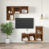 Væghængt TV-skab Gammelt træ 37 x 37 x 72 cm Konstrueret træ