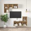 Væghængt TV-skab artisan eg 37 x 37 x 72 cm Konstrueret træ