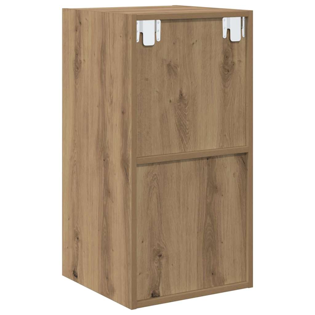 Væghængt TV-skab artisan eg 37 x 37 x 72 cm Konstrueret træ
