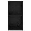 TV Skab Vægmonteret Sort eg 37 x 37 x 72 cm Konstrueret træ