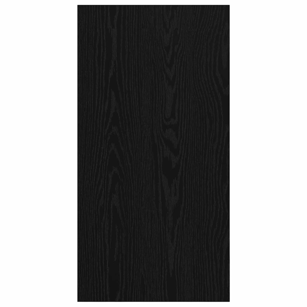 TV Skab Vægmonteret Sort eg 37 x 37 x 72 cm Konstrueret træ
