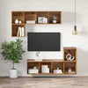 Væghængt TV-skab Gammelt træ 37 x 37 x 107 cm Konstrueret træ