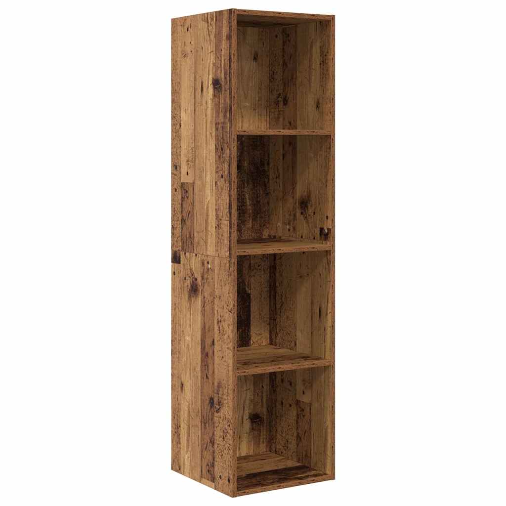 Væghængt TV-skab Gammelt træ 37 x 37 x 142.5 cm Konstrueret træ