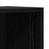 Væghængt TV-skab Sort eg 37 x 37 x 142.5 cm Konstrueret træ
