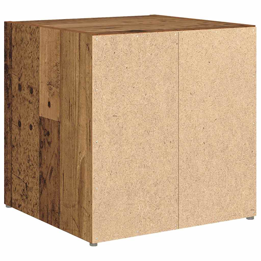 TV-skab 2 pcs Brun 37 x 35 x 37 cm Konstrueret træ