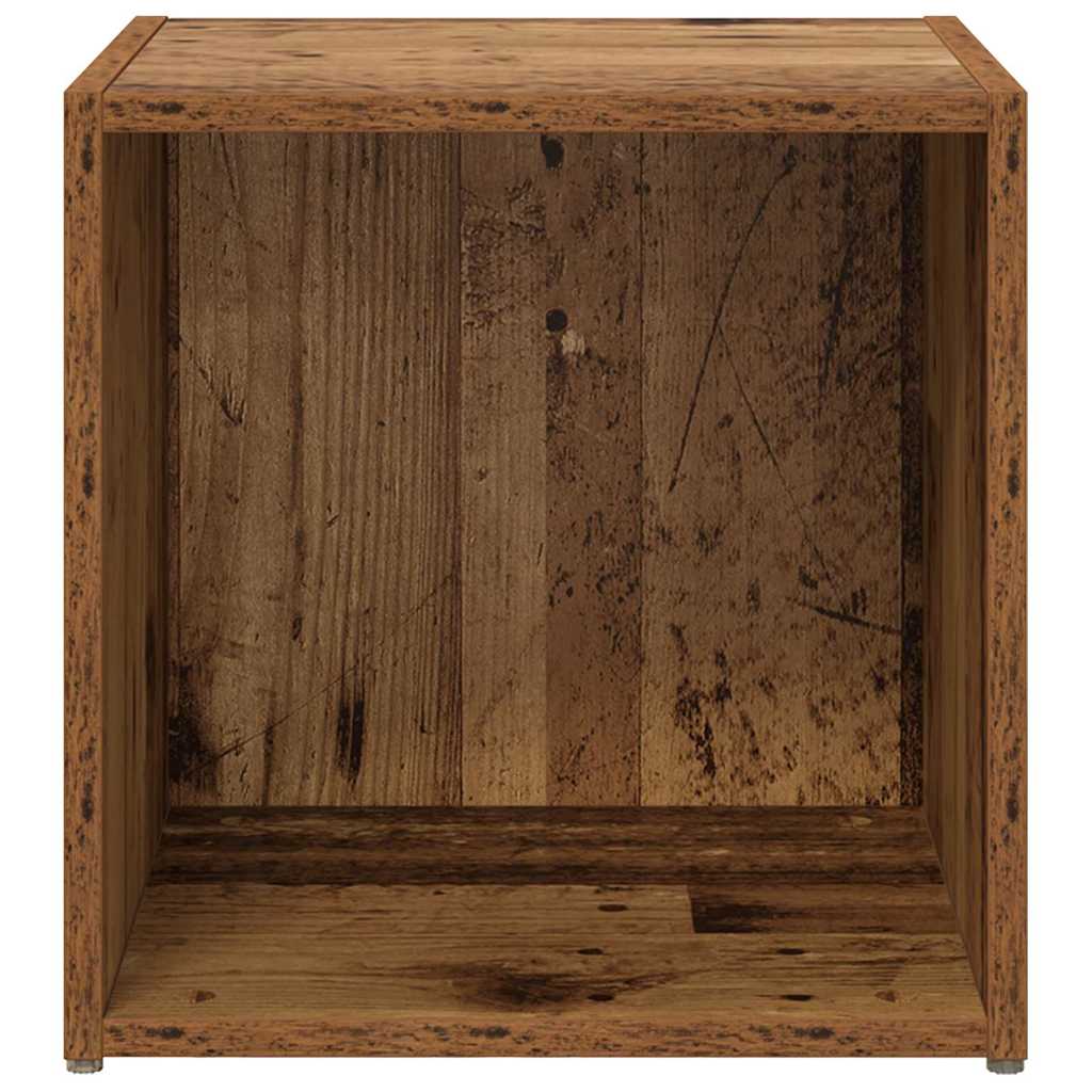 TV-skab 4 pcs Brun 37 x 35 x 37 cm Konstrueret træ