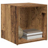 TV-skab 4 pcs Brun 37 x 35 x 37 cm Konstrueret træ