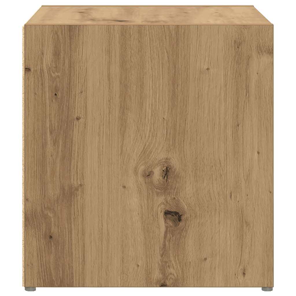 TV-skab 2 pcs Brun 37 x 35 x 37 cm Konstrueret træ