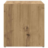 TV-skab 2 pcs Brun 37 x 35 x 37 cm Konstrueret træ