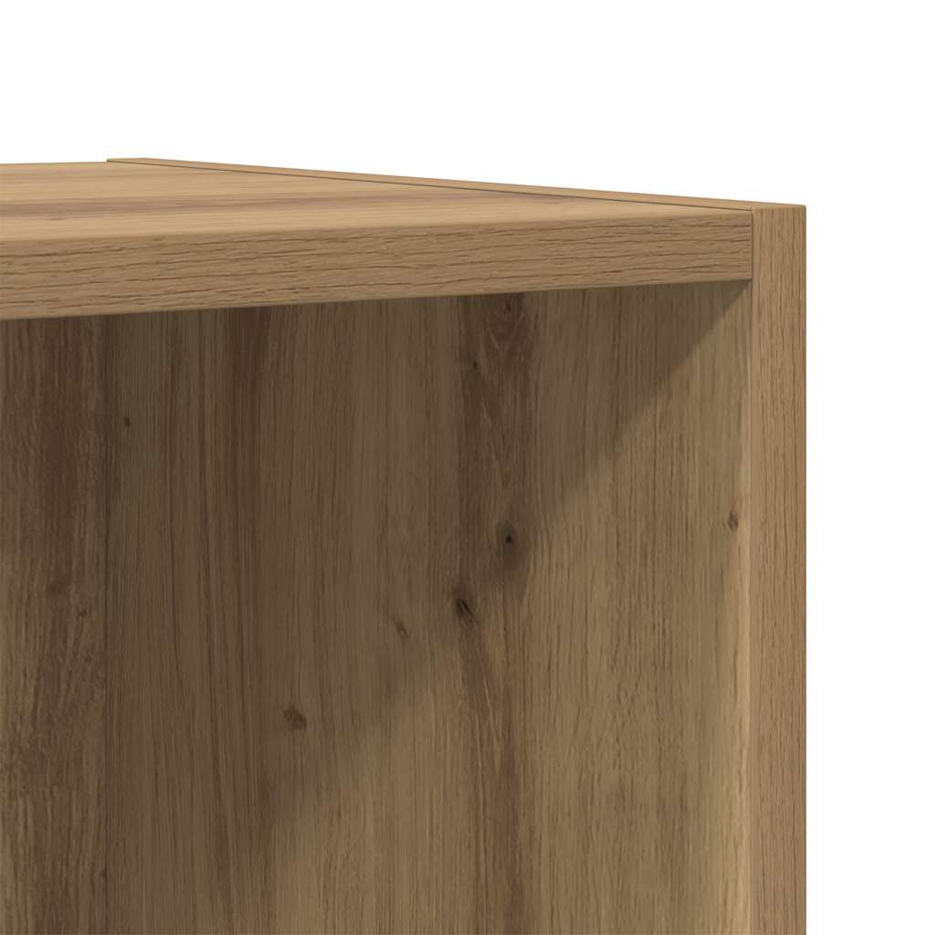 TV-skab 4 pcs Brun 37 x 35 x 37 cm Konstrueret træ