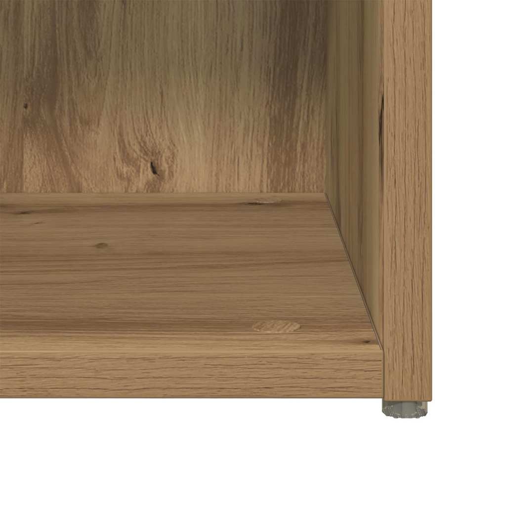 TV-skab 4 pcs Brun 37 x 35 x 37 cm Konstrueret træ