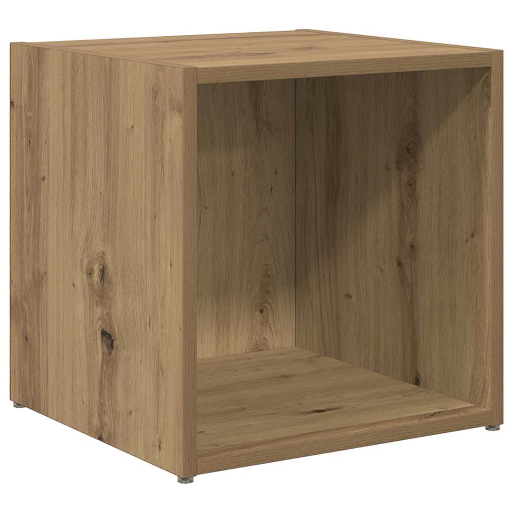 TV-skab 4 pcs Brun 37 x 35 x 37 cm Konstrueret træ