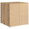 TV-skab 4 pcs Brun 37 x 35 x 37 cm Konstrueret træ