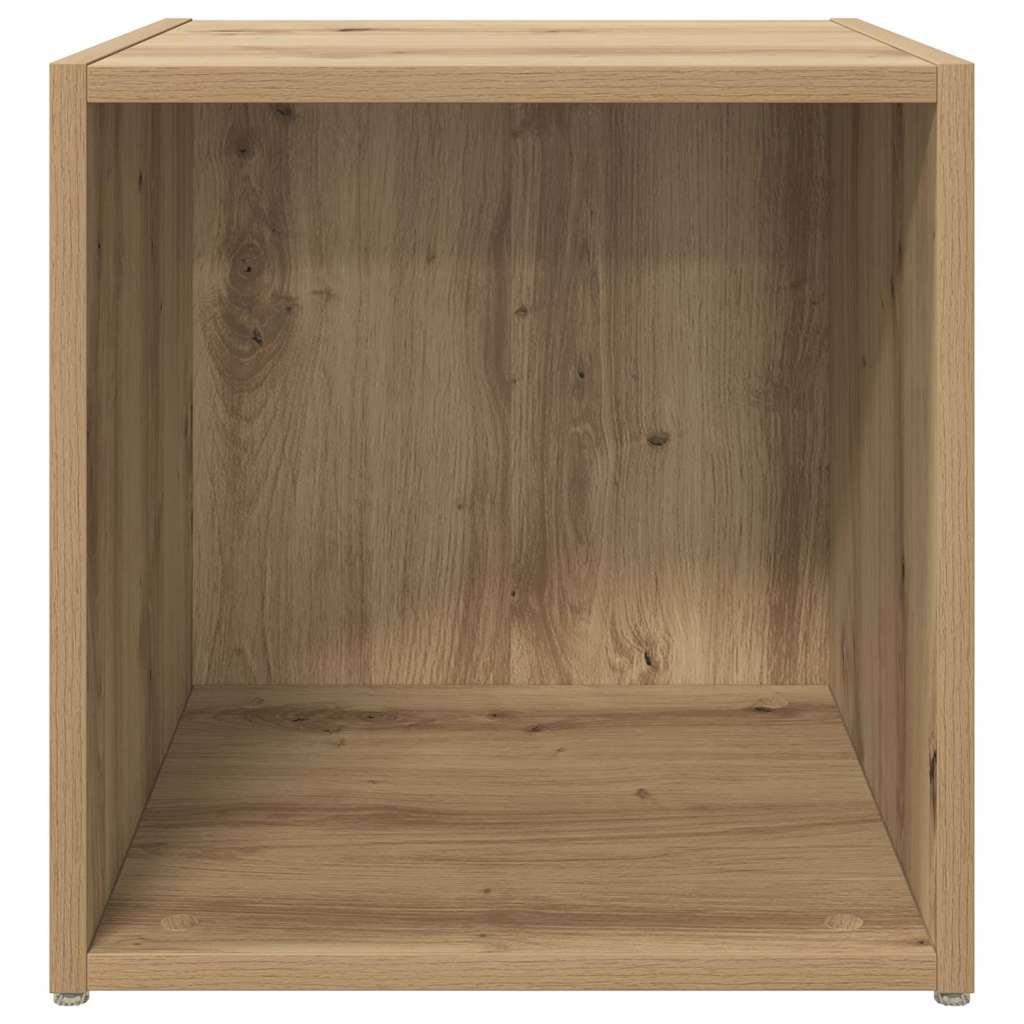 TV-skab 4 pcs Brun 37 x 35 x 37 cm Konstrueret træ