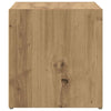 TV-skab 4 pcs Brun 37 x 35 x 37 cm Konstrueret træ