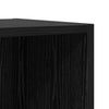 TV-skab 2 pcs Sort 37 x 35 x 37 cm Konstrueret træ