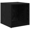 TV-skab 2 pcs Sort 37 x 35 x 37 cm Konstrueret træ