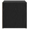 TV-skab 2 pcs Sort 37 x 35 x 37 cm Konstrueret træ