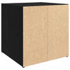 TV-skab 4 pcs Sort 37 x 35 x 37 cm Konstrueret træ