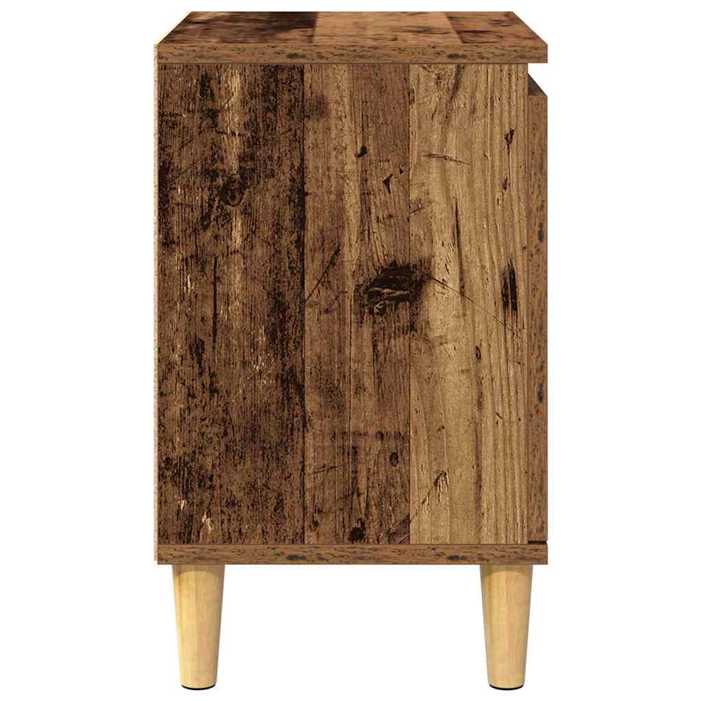 Natskab Gammelt træ 40 x 30 x 50 cm Konstrueret træ