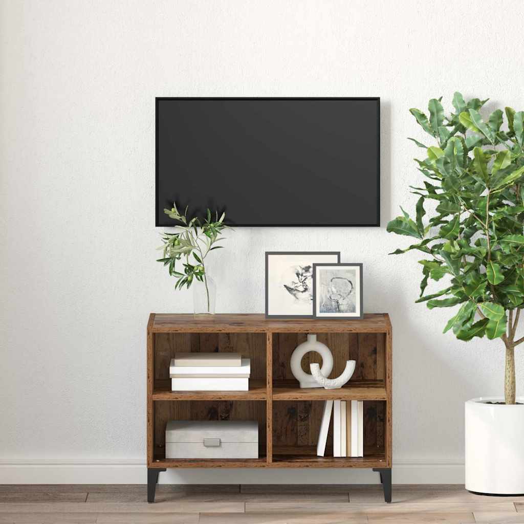 TV-skab Brun 69.5 x 30 x 50 cm Konstrueret træ