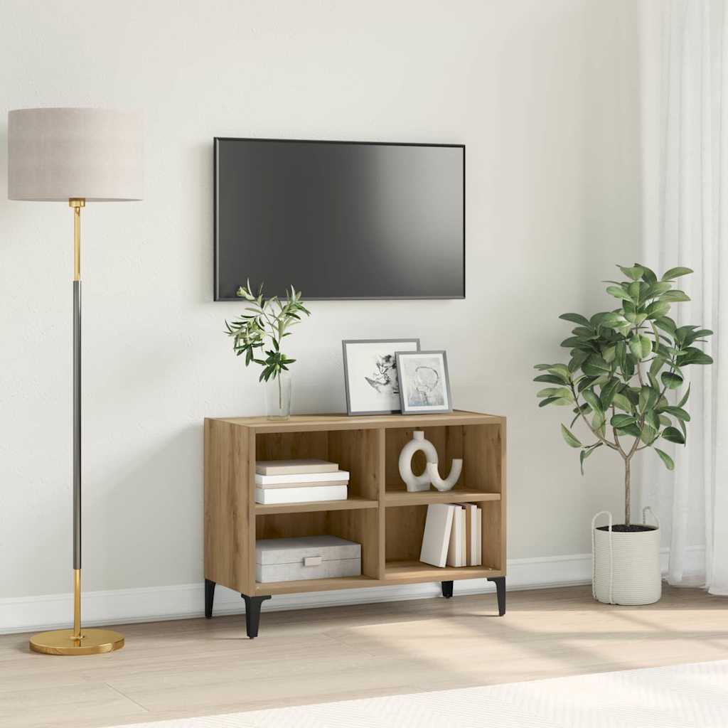 TV-skab Brun 69.5 x 30 x 50 cm Konstrueret træ