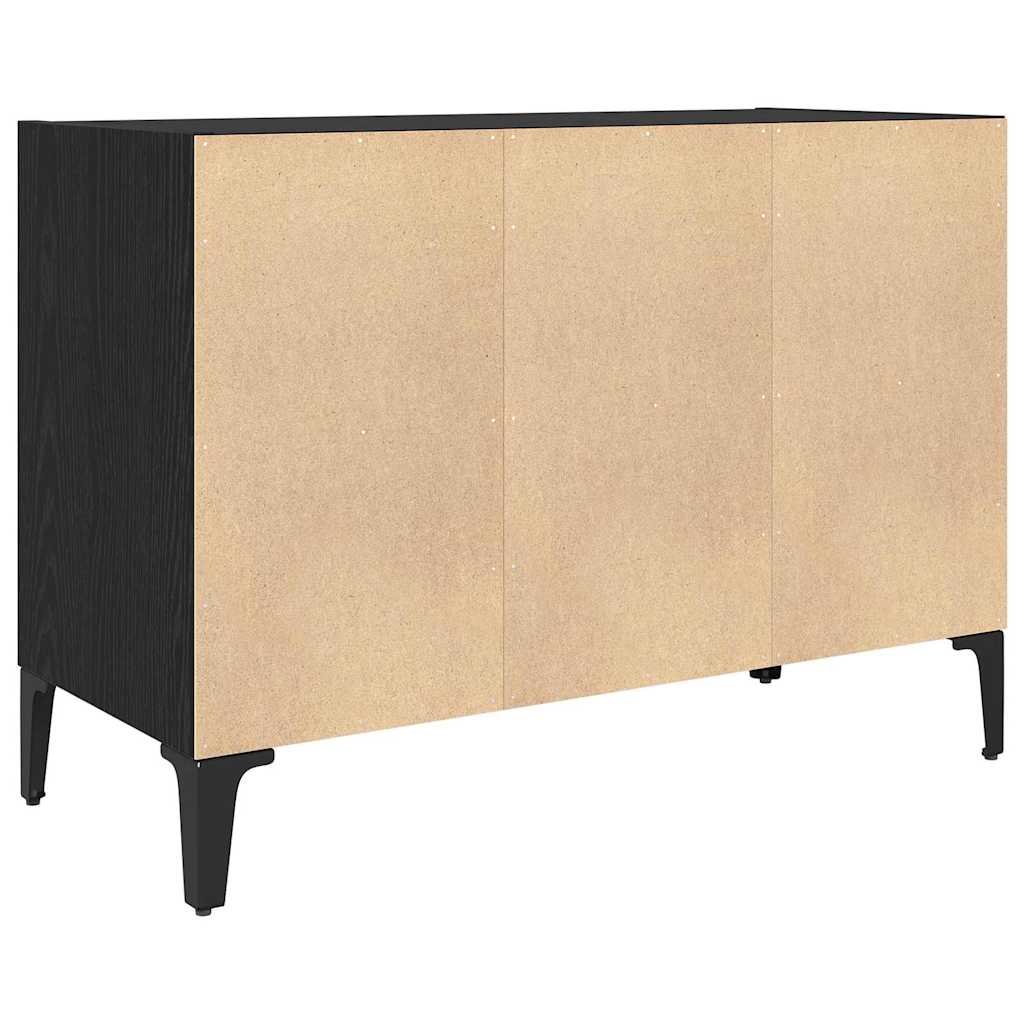 TV-skab Sort 69.5 x 30 x 50 cm Konstrueret træ
