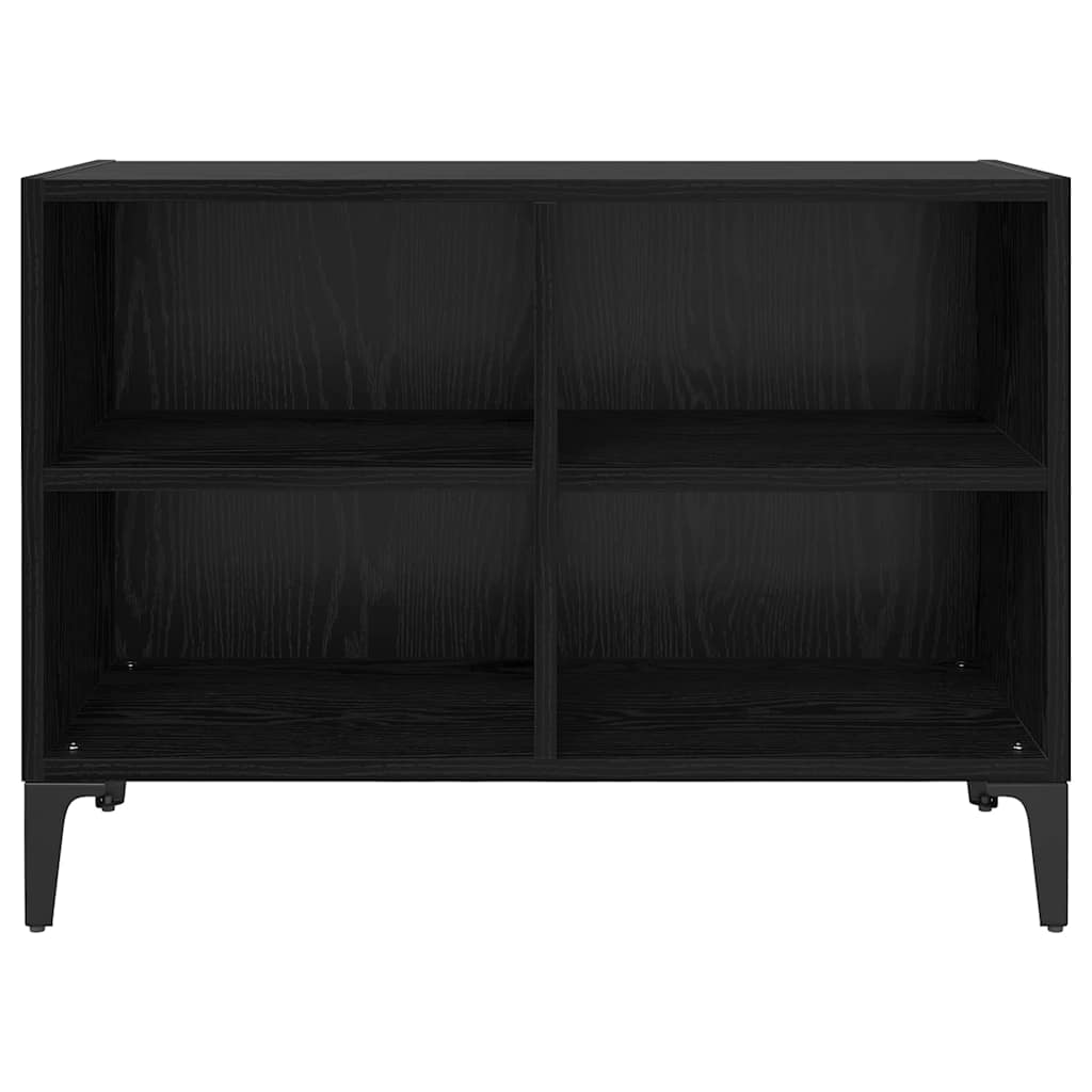 TV-skab Sort 69.5 x 30 x 50 cm Konstrueret træ