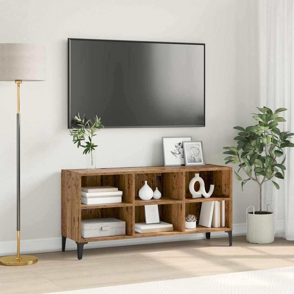 TV-skab Brun 69.5 x 30 x 50 cm Konstrueret træ