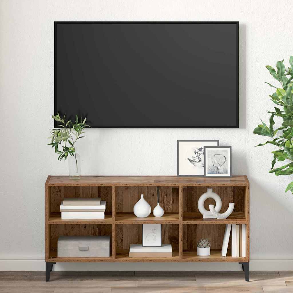 TV-skab Brun 69.5 x 30 x 50 cm Konstrueret træ
