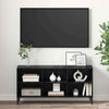 TV-skab Sort 69.5 x 30 x 50 cm Konstrueret træ
